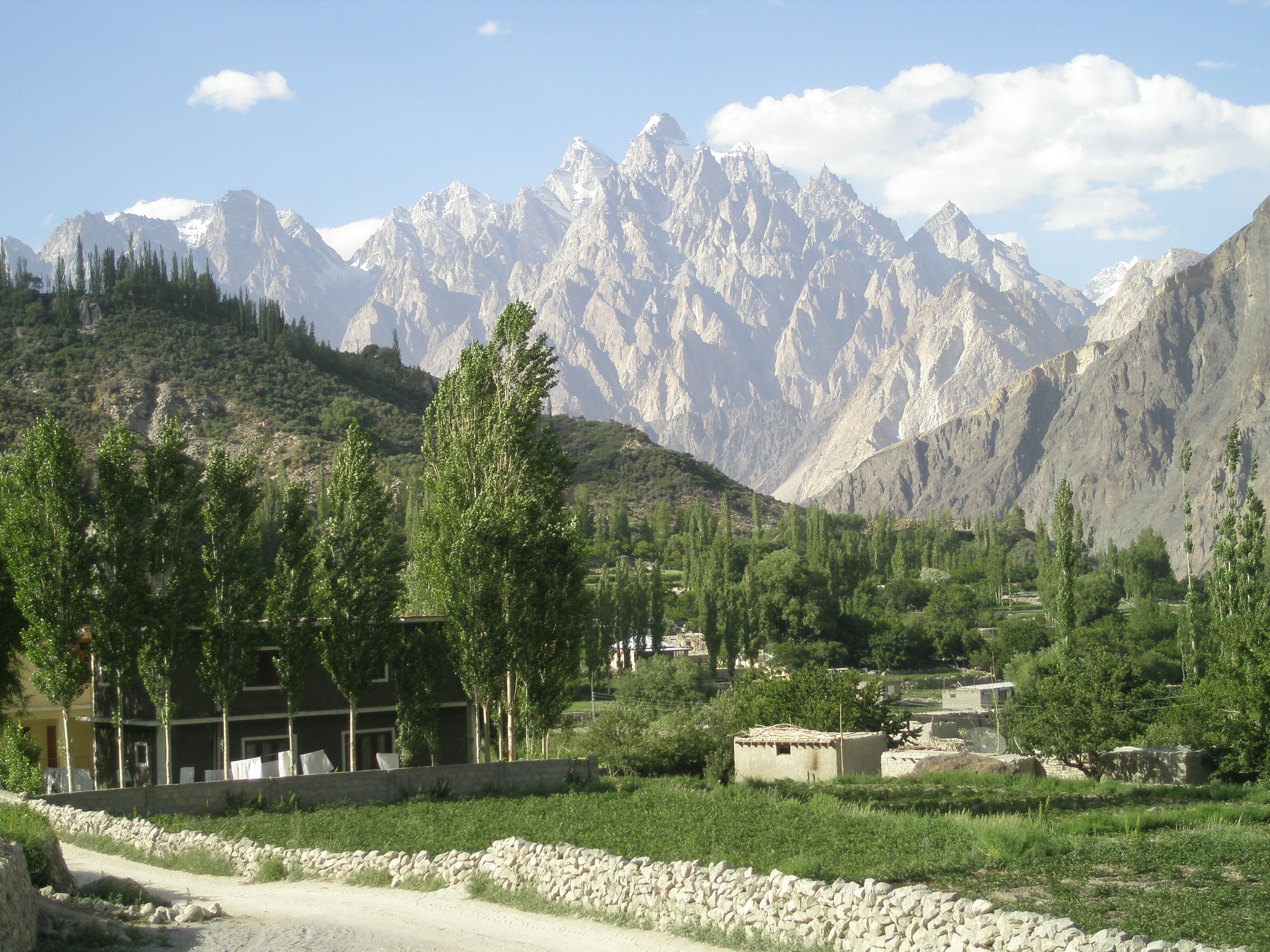 Gulmit village in upper Hunza, home of the Bulbulik Heritage Music School