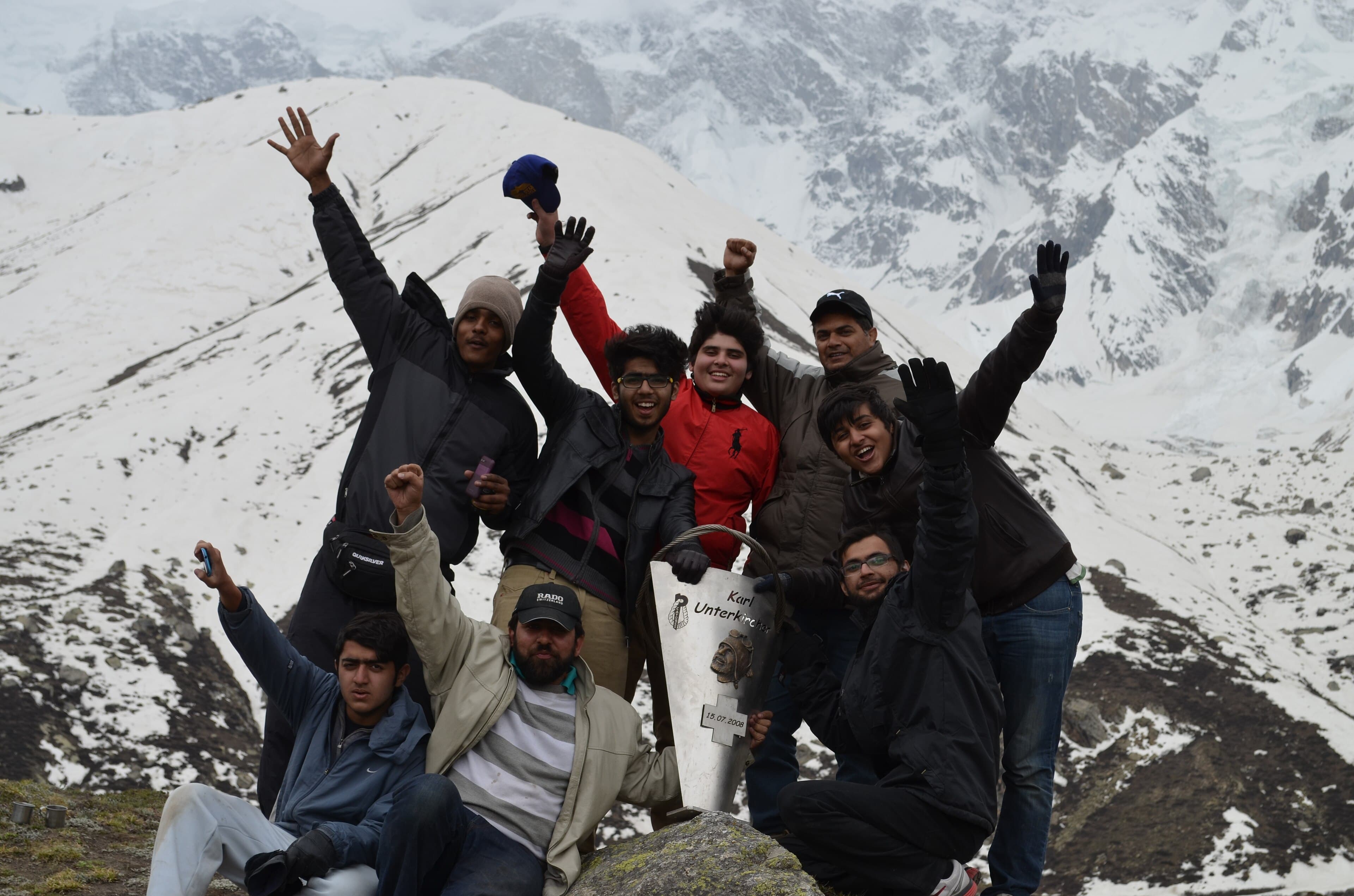 Log cabins at Fairy Meadows facing Nanga Parbat