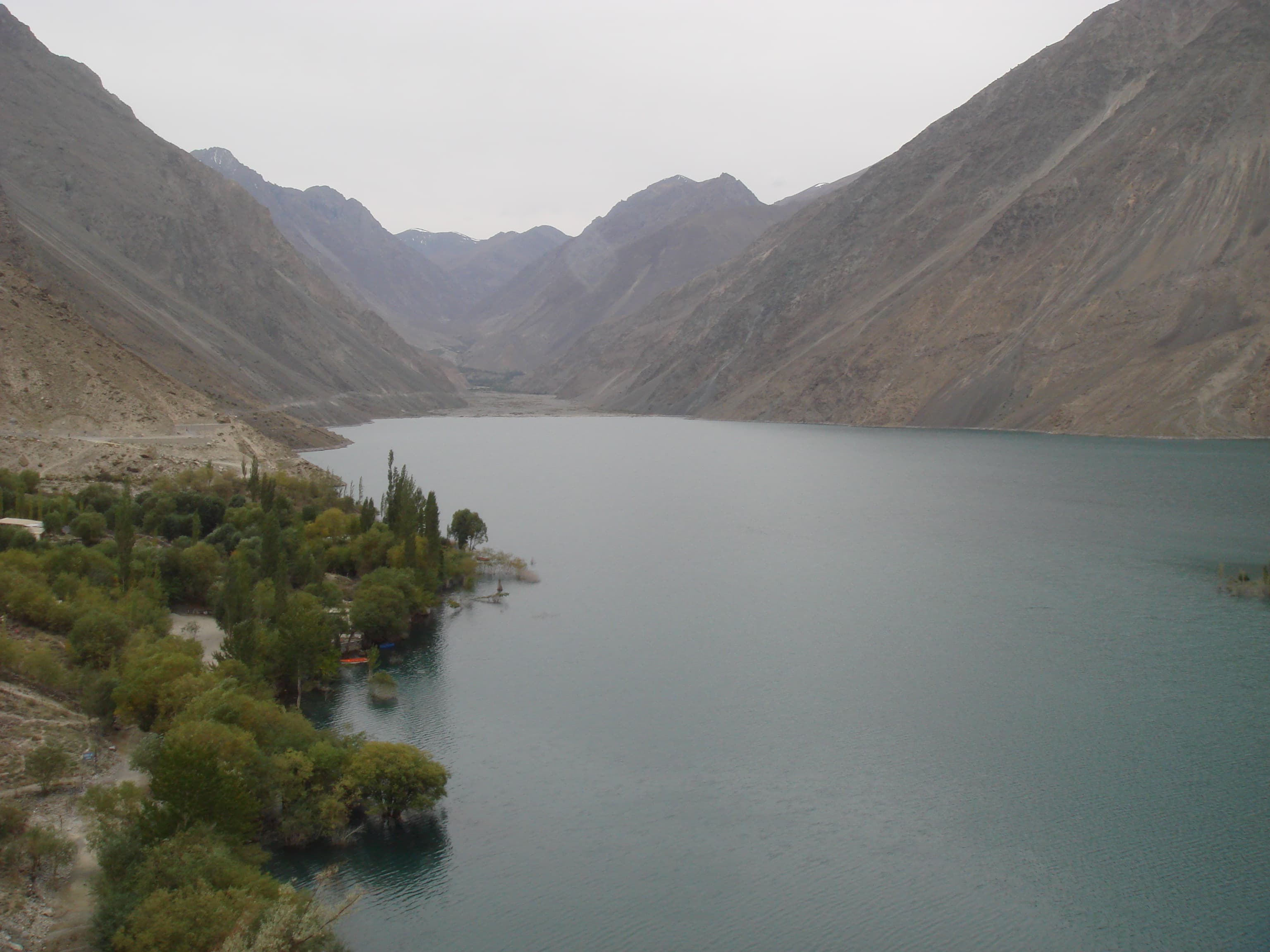 Satpara Lake near Skardu, close to Ali Sadpara's home village of Sadpara